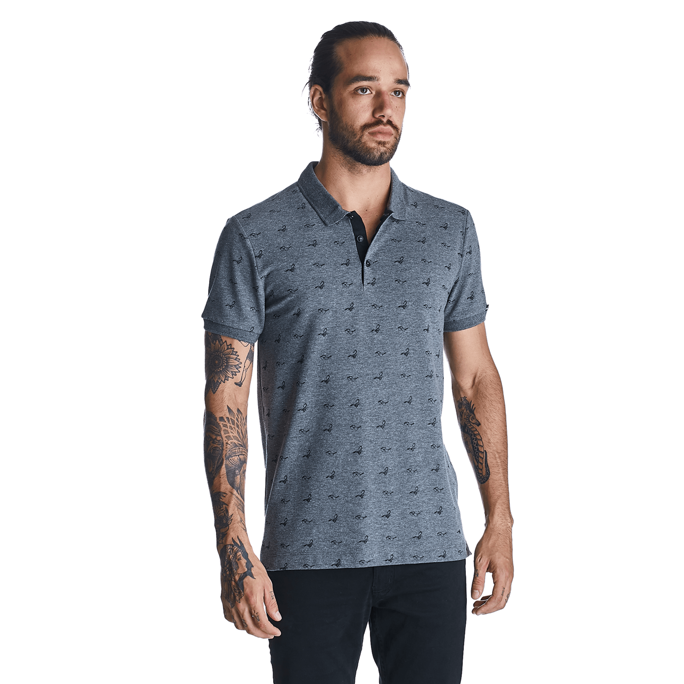 Camiseta-Polo-Slim-Masculina-Convicto-Em-Piquet-Estampada